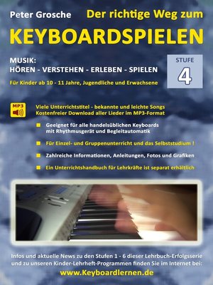 cover image of Der richtige Weg zum Keyboardspielen (Stufe 4)